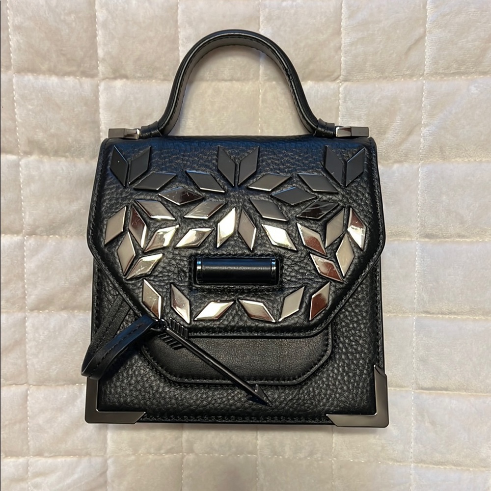 Mackage Rubie Mini Pebbled Leather Crossbody Bag Never Been Used